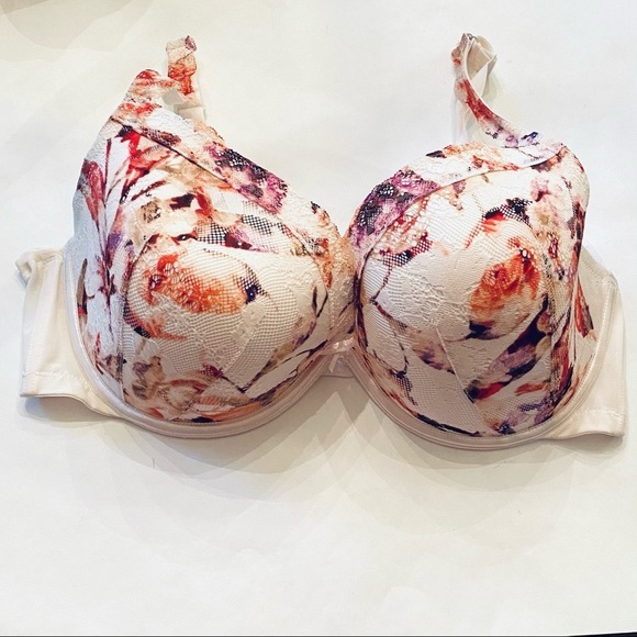 Cacique Other - Cacique Lightly Lined Lace Demi Bra